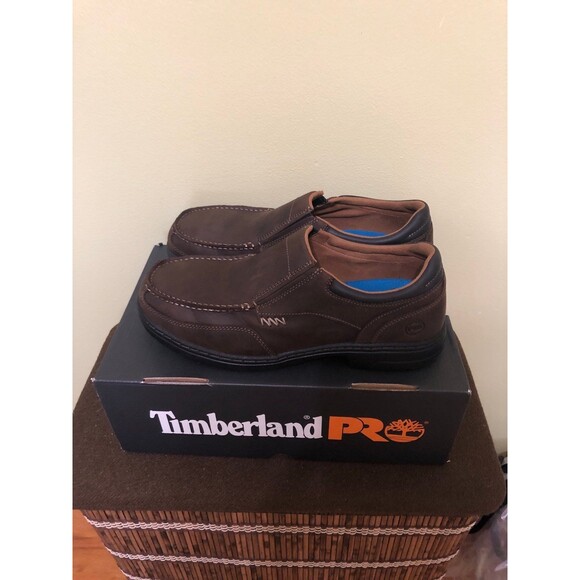 Timberland Pro Shoes TB 091694 214 Branston Moc Toe Alloy Safety Toe size 11.5 - Picture 3 of 5